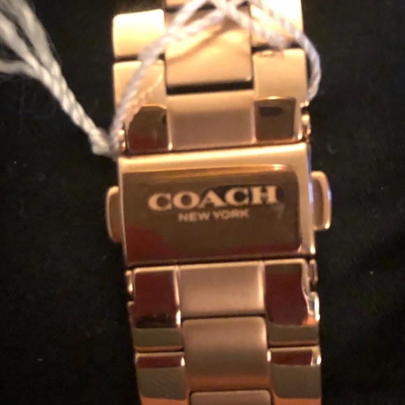 NIB DAZZLING COACH Rose Gold SPARKLE WATCH💖 - Picture 5 of 7